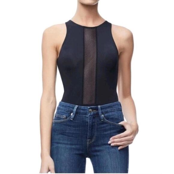 Good American The Peek-A-Boo Tank Bodysuit Women Size 2 - Picture 1 of 9